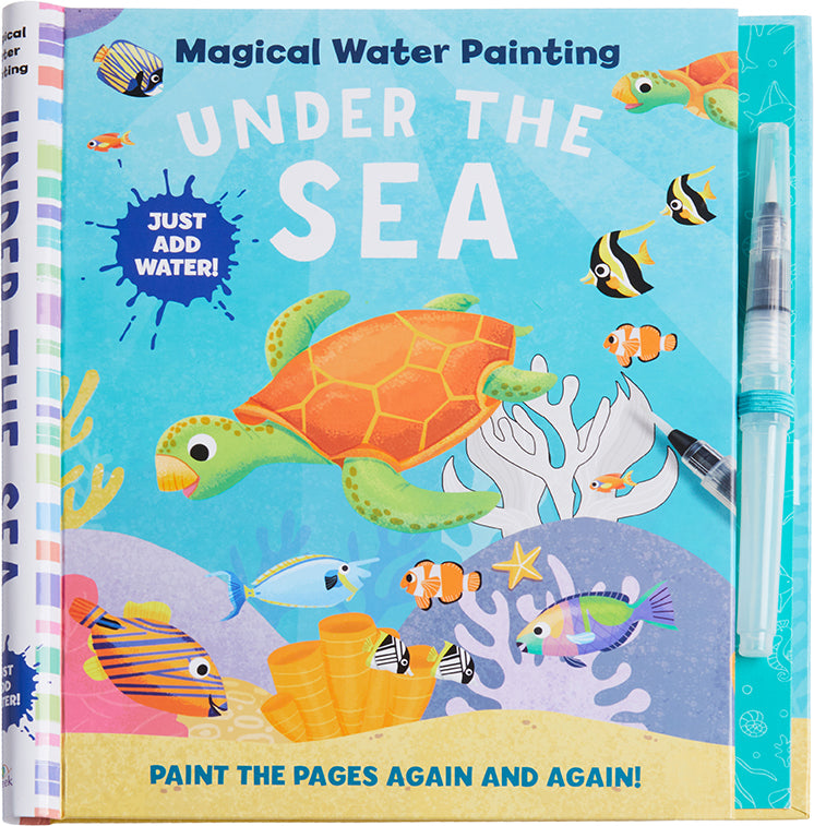 Magical Water Painting Kit for Kids - Under the Sea Theme | Reusable Water Coloring Book with Ocean Animals | Perfect for Travel, Birthday Gifts & Creative Play