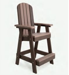 PolyScape Bar Height Chair by Bedford Distributor - Modern & Durable Counter Stool for Kitchen Island, Breakfast Bar & Pub Tables