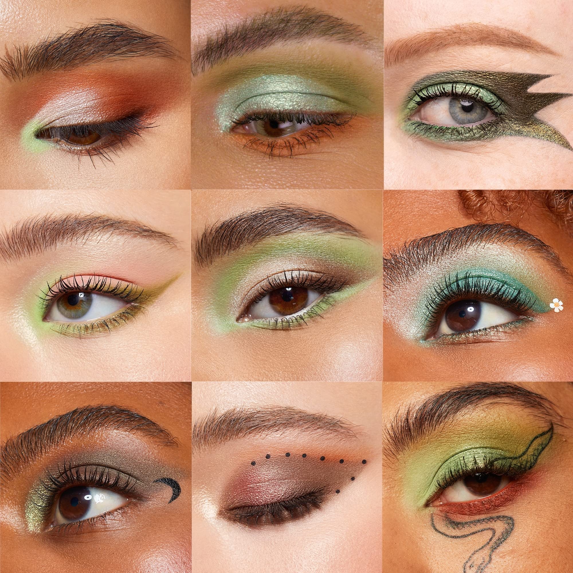 Urban Decay Wild Greens Eyeshadow Palette - Vegan, 12 Green & Earthy Neutral Shades, 15.6g - Perfect for Day to Night Makeup Looks & Professional Makeup Artists