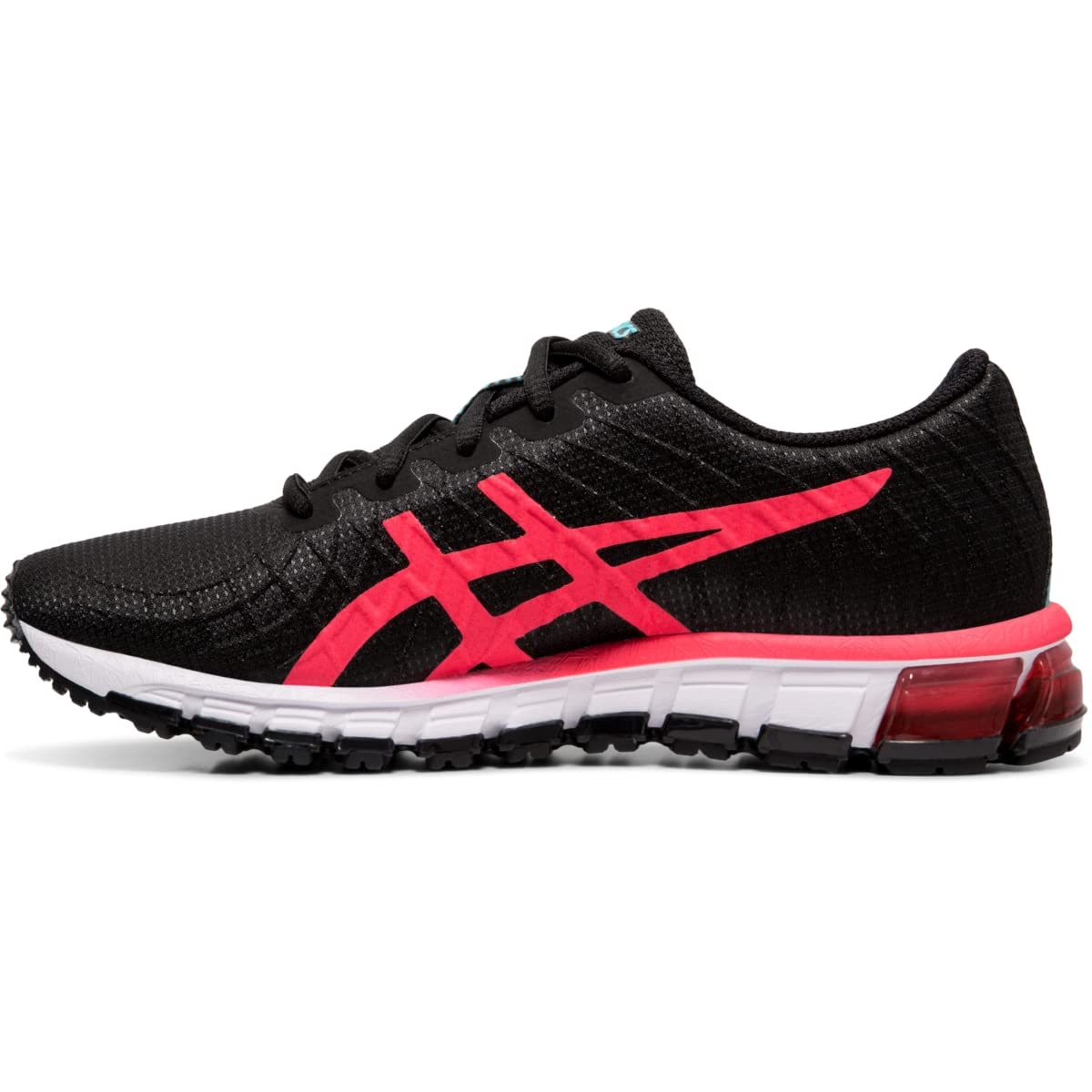 ASICS Women's GEL-Quantum 180 4 Running Shoes - Size 5 - Black/Laser Pink - Lightweight Cushioned Sneakers for Jogging, Gym Workouts & Everyday Wear