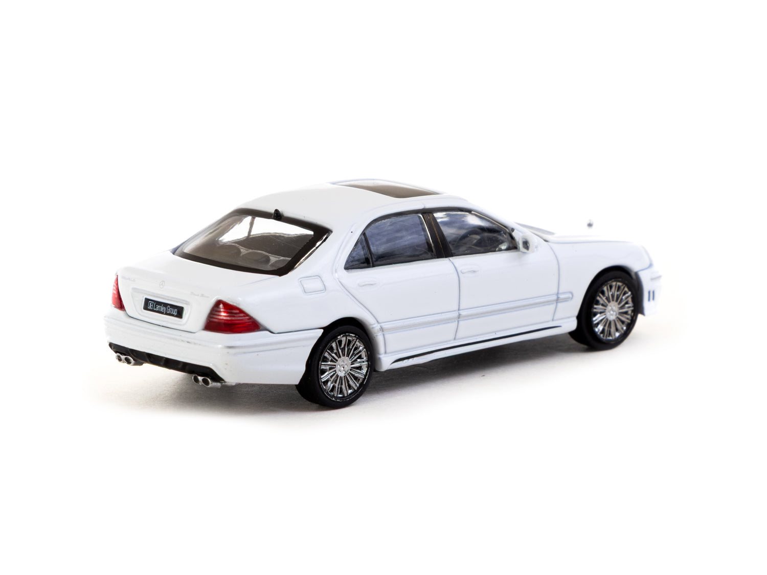 Tarmac Works 1/64 Mercedes Benz S Class Wald Alabaster White Lamley Special Edition Diecast Model Car - Perfect for Collectors & Display | GLOBAL64