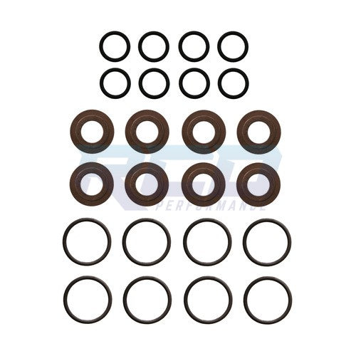 Fel Pro 6.6L Duramax External Injector Seal Gasket Kit - Replacement for Diesel Engine Repair - Perfect for Chevy Silverado, GMC Sierra & Other 6.6L Duramax Vehicles