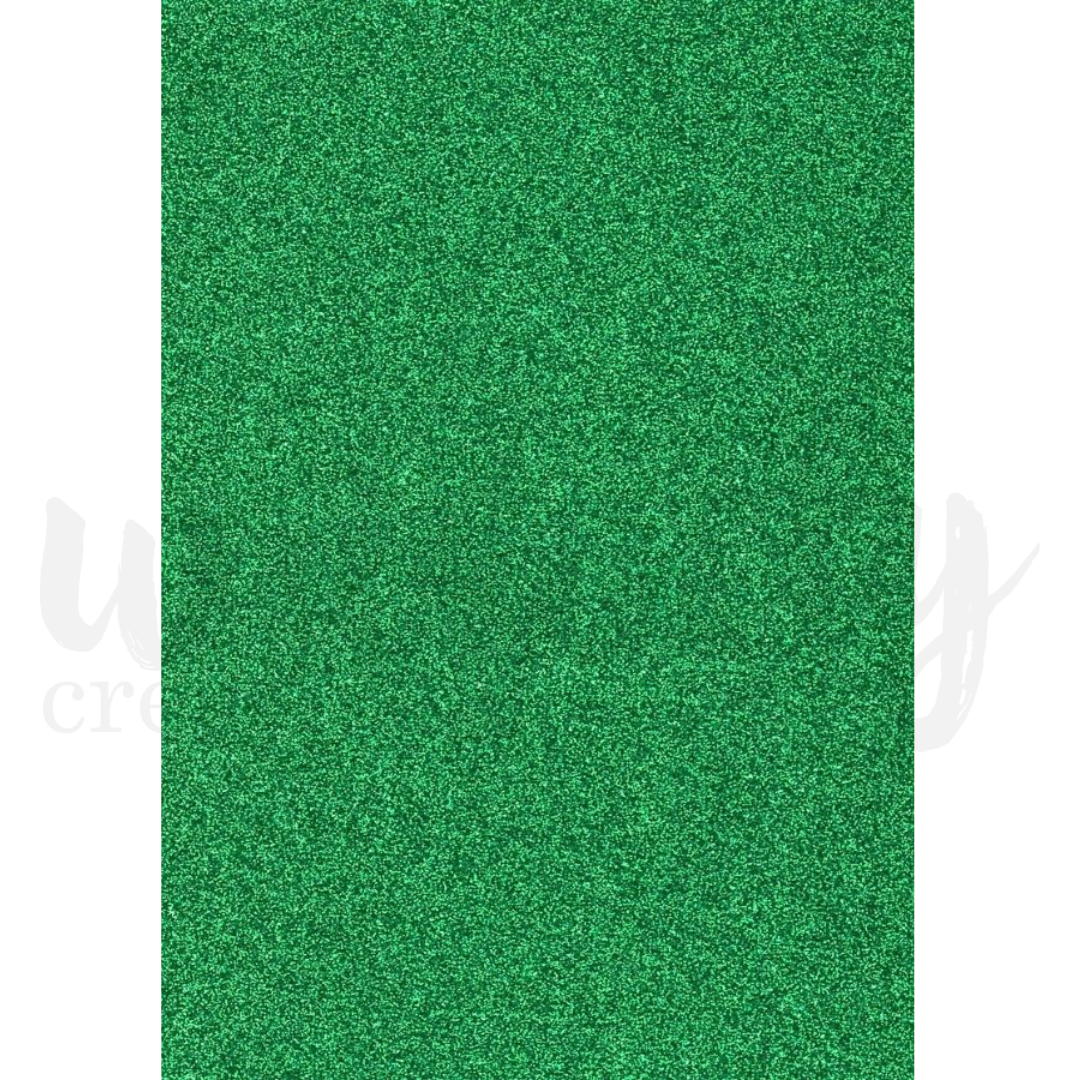 Premium Green Glitter Cardstock A4 Size - 65lb/176gsm Heavyweight Paper for Scrapbooking, DIY Crafts, Invitations, Greeting Cards - Perfect for Party Decorations, Gift Wrapping, School Projects