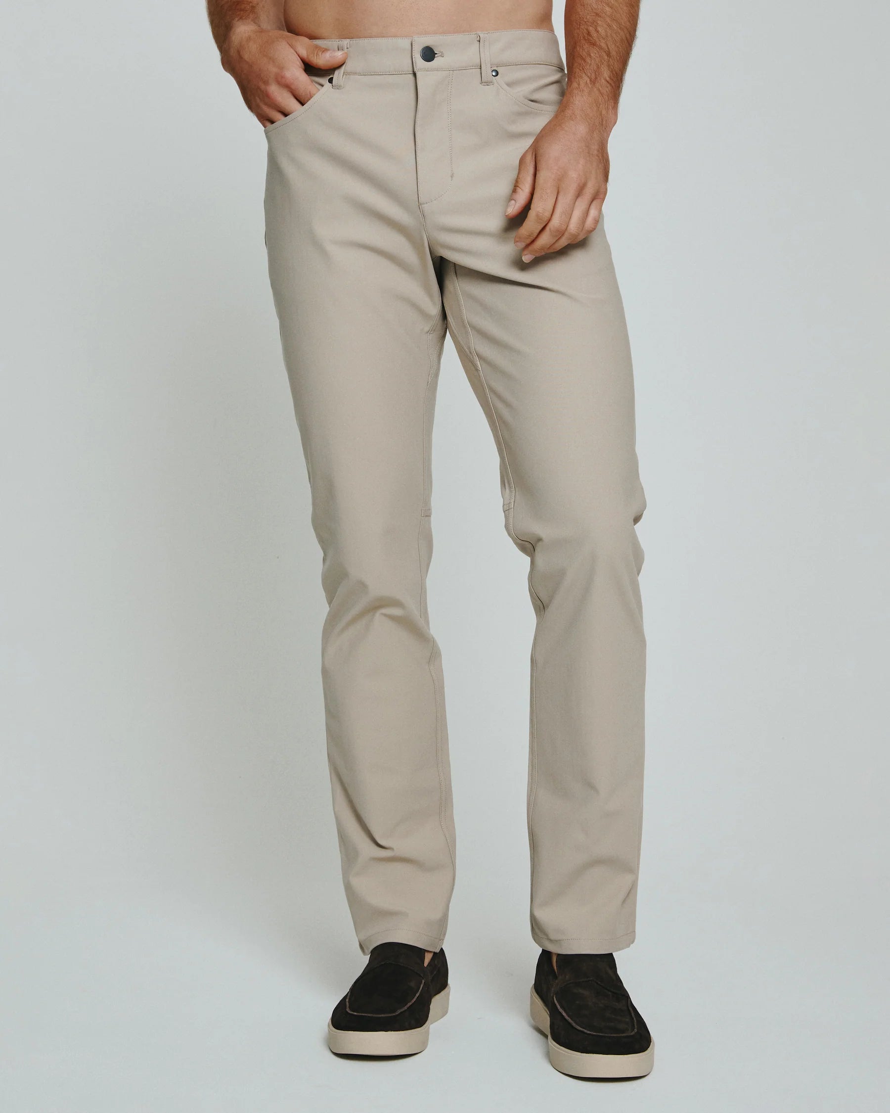 Infinity™ 7 Pocket Cargo Pants for Men - Comfortable & Durable Oat Color Outdoor Work Pants - Perfect for Hiking, Camping and Construction Work