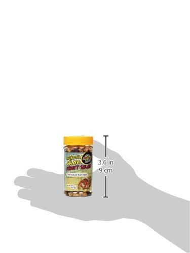 Zoo Med Hermit Crab Fruit-Salad All Natural Fruit Treat - 0.85 oz (2 Pack) - Healthy Snack for Hermit Crabs - Perfect for Feeding & Enrichment in Crab Habitats