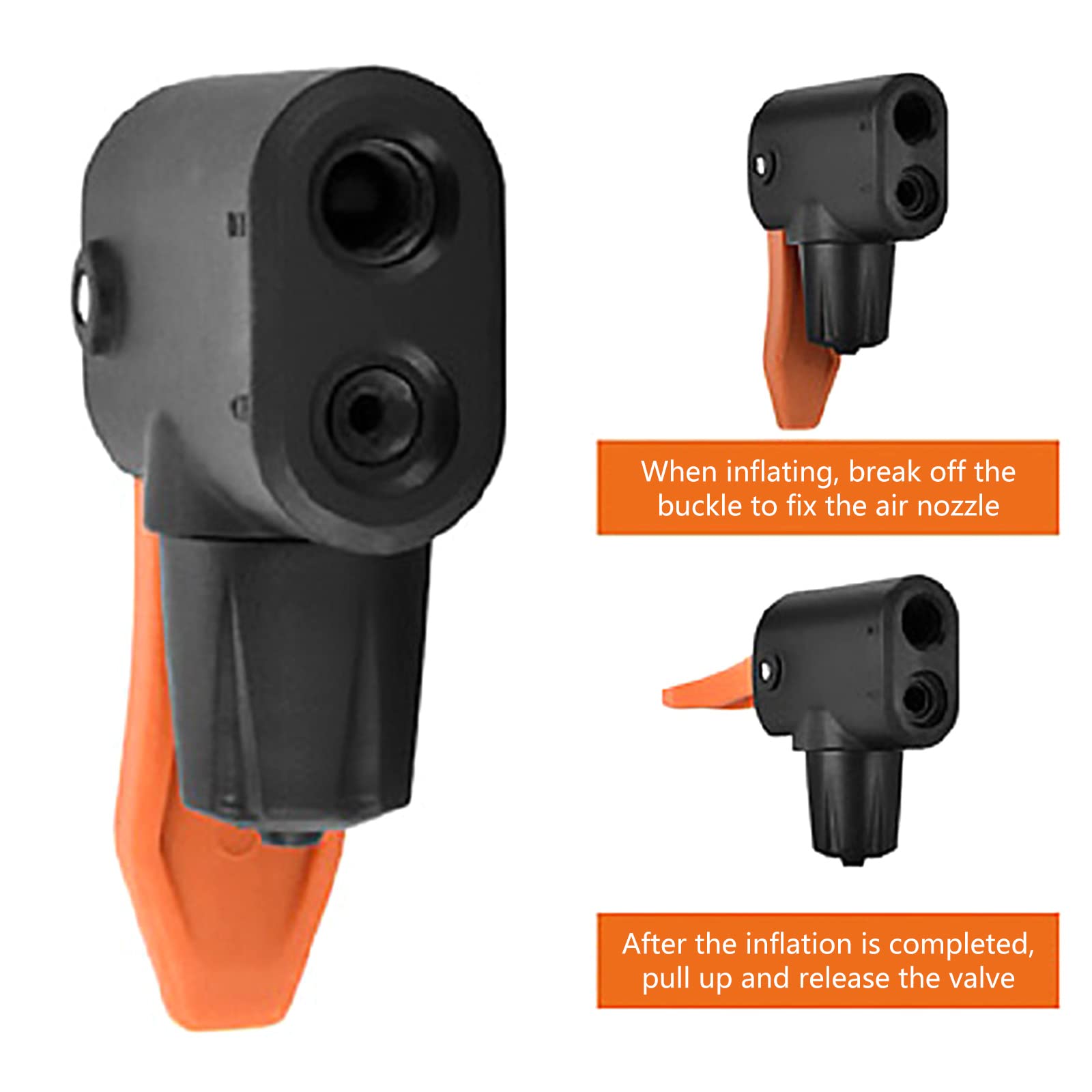 Premium Bike Tire Inflator Nozzle Adapter - Universal Replacement Head for Bicycle Pumps, Compatible with Most Bike Valves - Perfect for Road Bikes, Mountain Bikes & Commuting Cycling Accessories