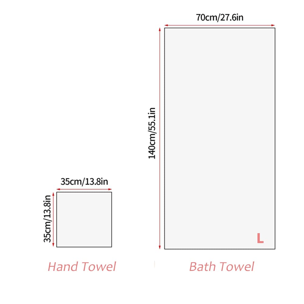 Minimalist Checkered Hand Towels - Soft Bath Towel Set for Bathroom, Dorm & Teens - Green Checkerboard Fingertip Towels - Perfect for Spa, Gym & Everyday Use