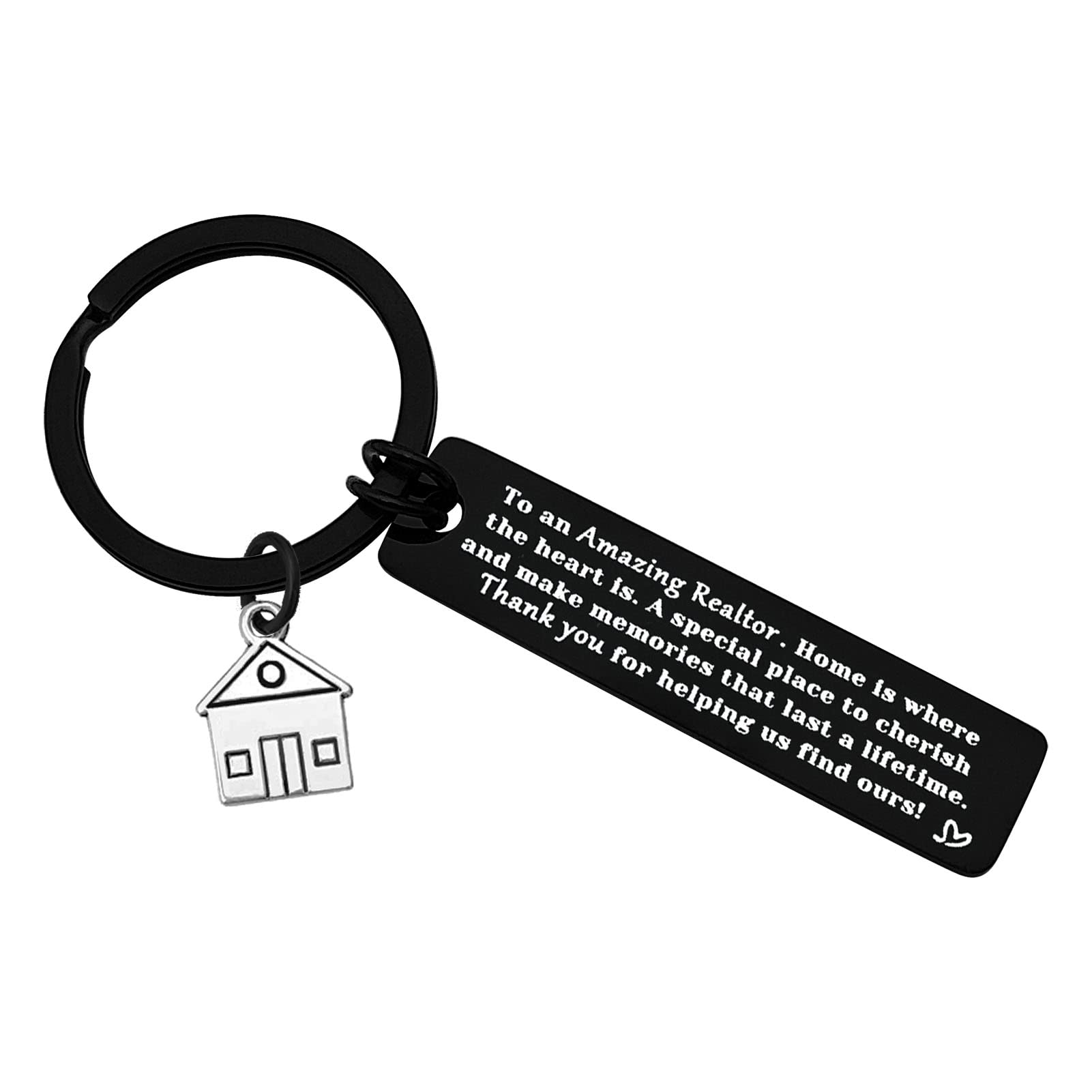 Premium Realtor Keychain Gift - Elegant Thank You Gift for Real Estate Agents, Brokers & Salespeople - Perfect Closing Gift for Realtors - Ideal for Housewarming, Appreciation & Business Gifts