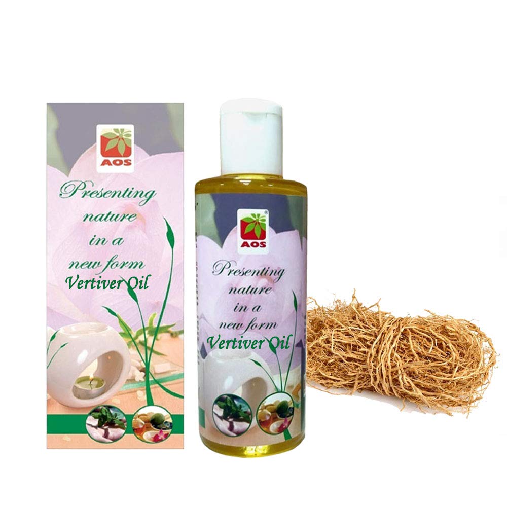 100% Pure Vetiver Essential Oil - 15ml | AOS Products | Aromatherapy, Stress Relief & Natural Perfume Ingredient