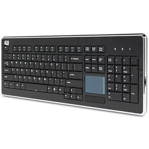 Adesso WKB-4400UB Ultra-Slim Wireless Keyboard with Quiet Touch Keys - Perfect for Office, Home & Gaming Use