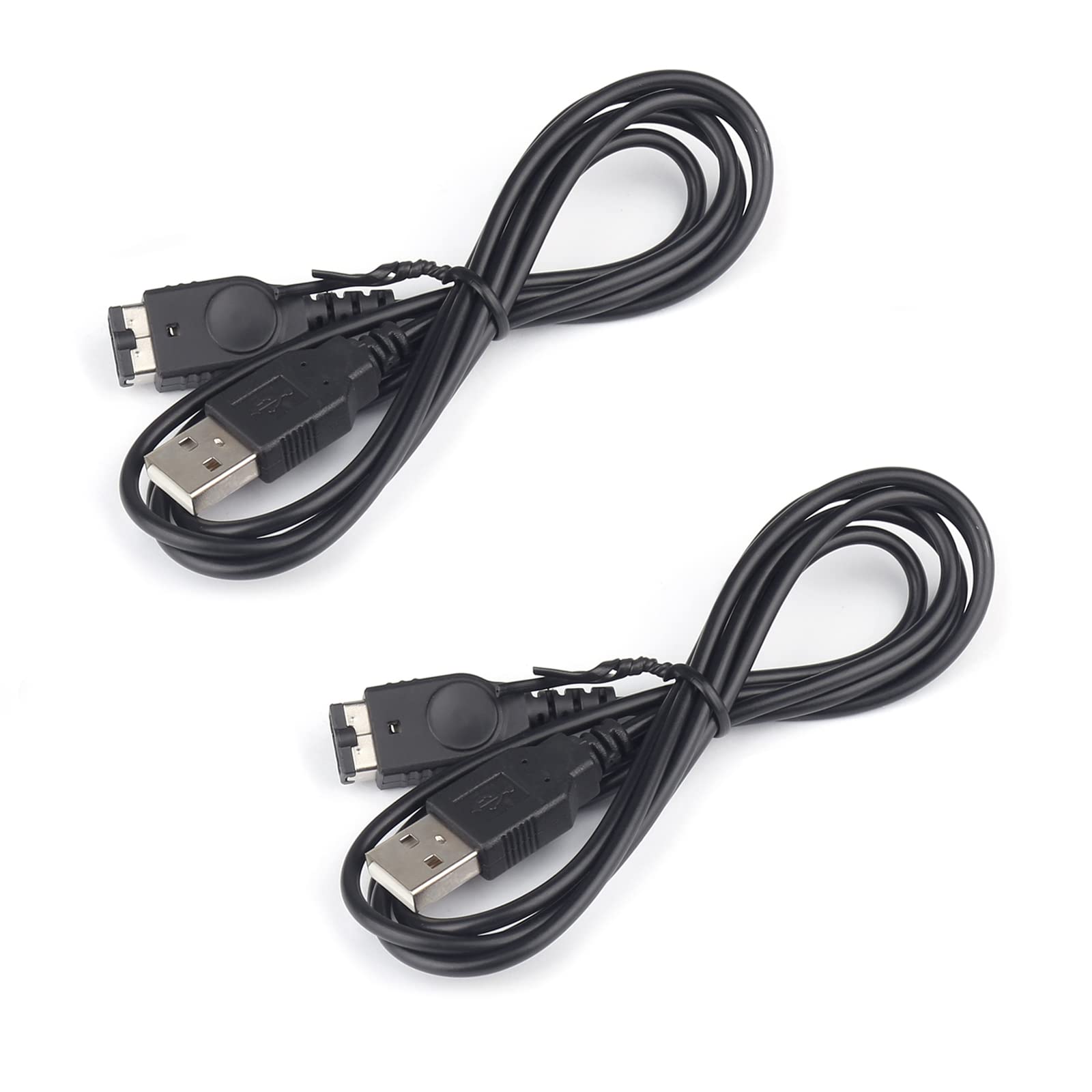Trenro 2-Pack GBA USB Charger Cable for Nintendo Gameboy Advance SP & DS - Fast Charging Power Cord for Gaming On-The-Go, Travel & Home Use