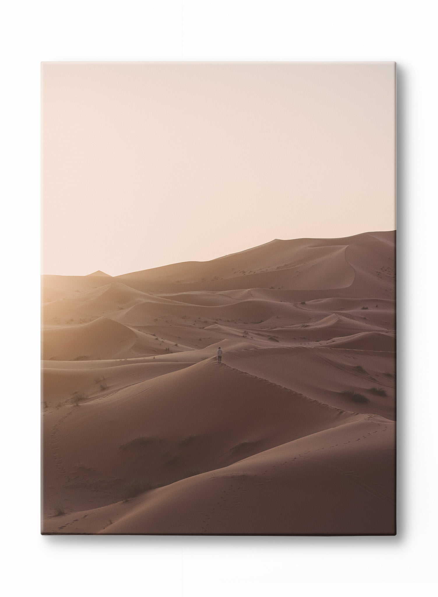 Saharan Solitude Wall Art Poster - Desert Landscape Print for Home & Office Decor - Perfect for Living Room, Bedroom, or Office Wall Decoration