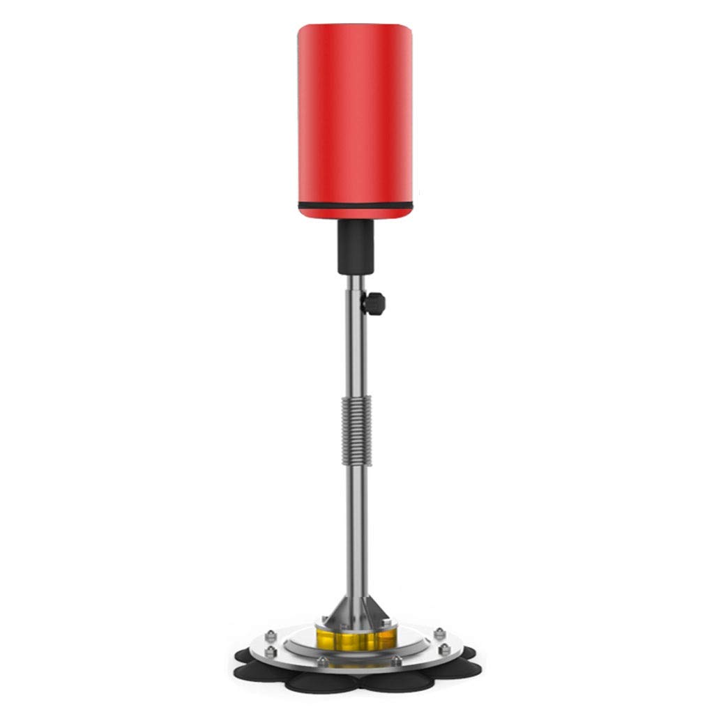 **Heavy Duty Punching Bag for Boxing & MMA Training - Speed Ball for Home Gym, Stress Relief & Fitness - Adjustable Height 47-69 inches (120-175 cm) - Ideal for Boxing, Kickboxing, Sanda & Cardio Workouts - Red**