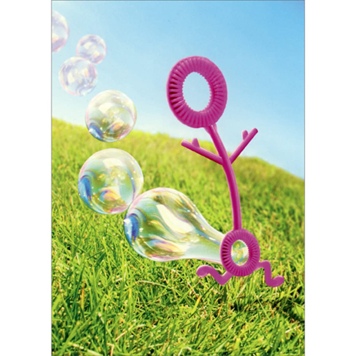 Avanti Press Running Bubble Wand - Funny & Humorous Birthday Card for Runners - Perfect for Jogging Enthusiasts & Fitness Gifts