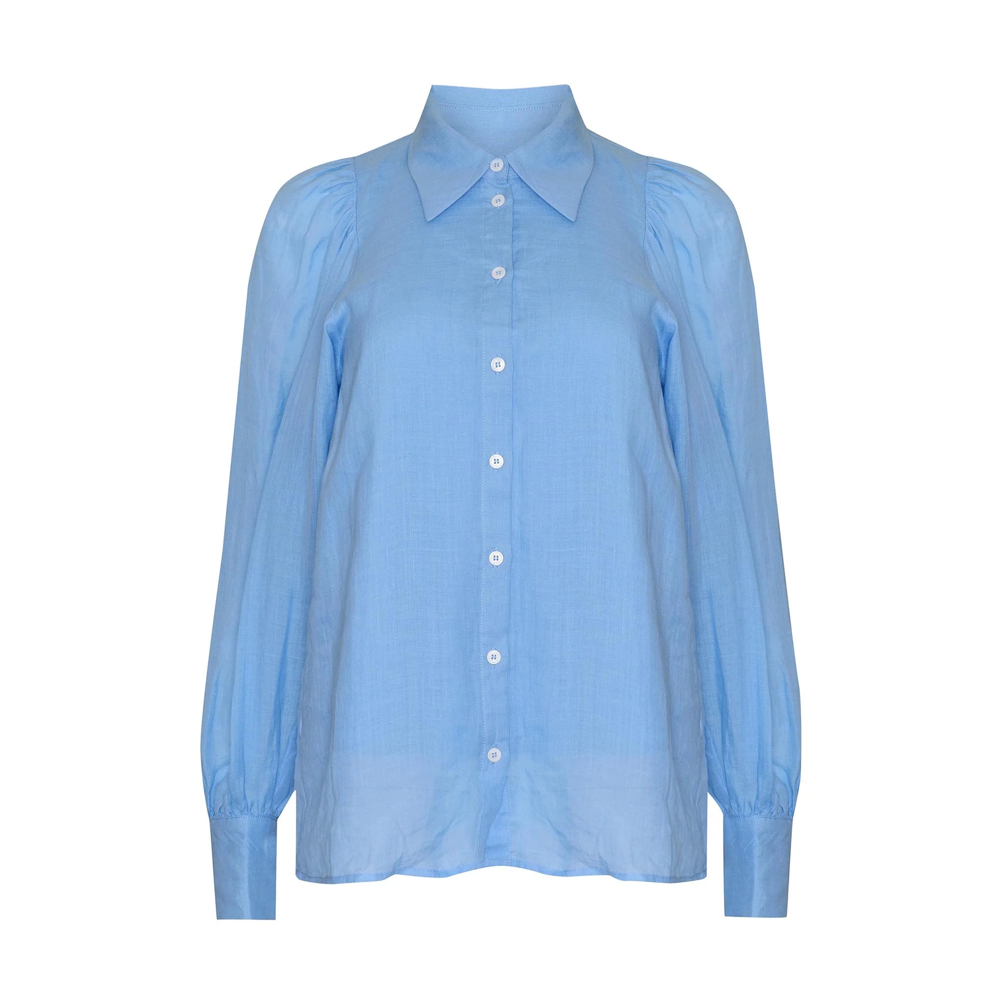 Mirage Arctic Blue Button Down Shirt for Men - Casual & Formal Wear - Perfect for Office, Dates & Special Occasions