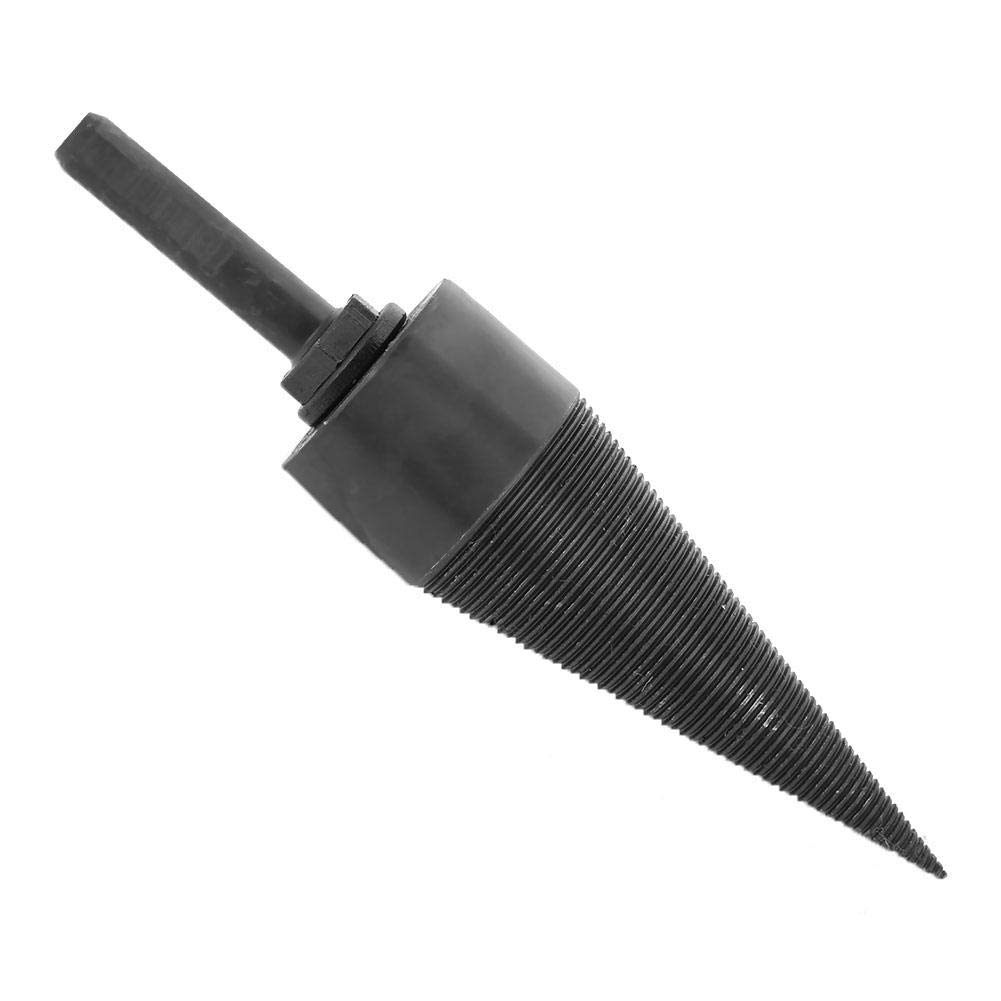 Electric Drill Wood Splitter Cone Bit - Fast & Easy Firewood Splitting Attachment for Hammer Drills | Perfect for Camping, Fireplaces & Wood Stoves