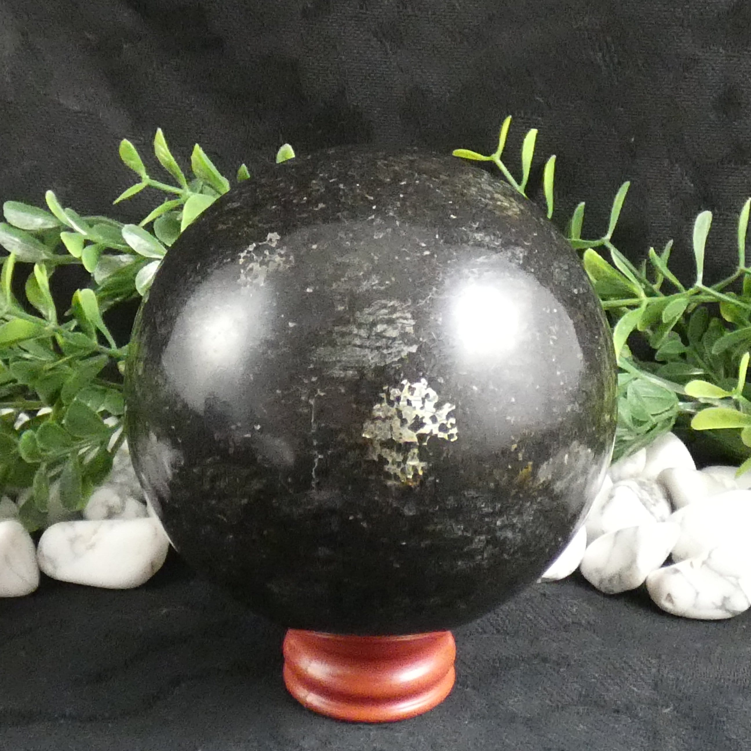 Premium 70mm Coppernite Sphere - Handmade Copper Decorative Ball for Home Decor, Office Display, Feng Shui, and Meditation Accessories