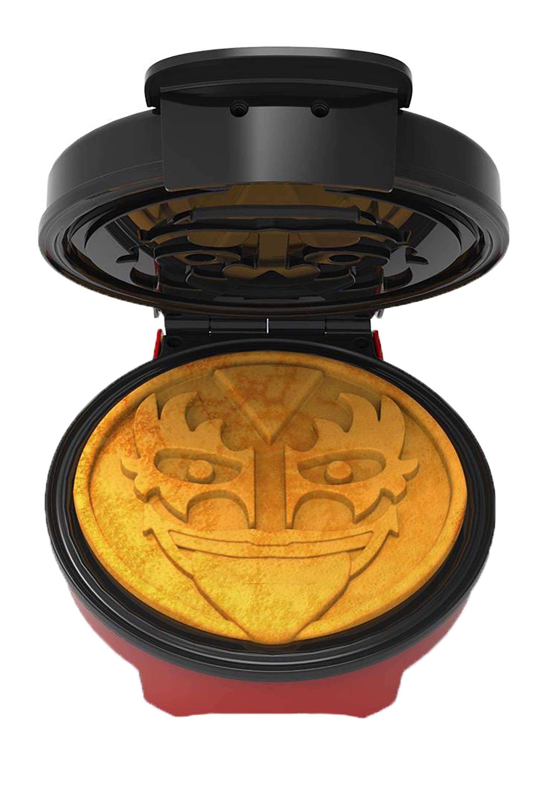 Uncanny Brands KISS Demon Waffle Maker - Official Licensed KISS Band Themed Breakfast Appliance for Fans | Perfect for Themed Parties, Breakfast in Bed & Rock Music Lovers