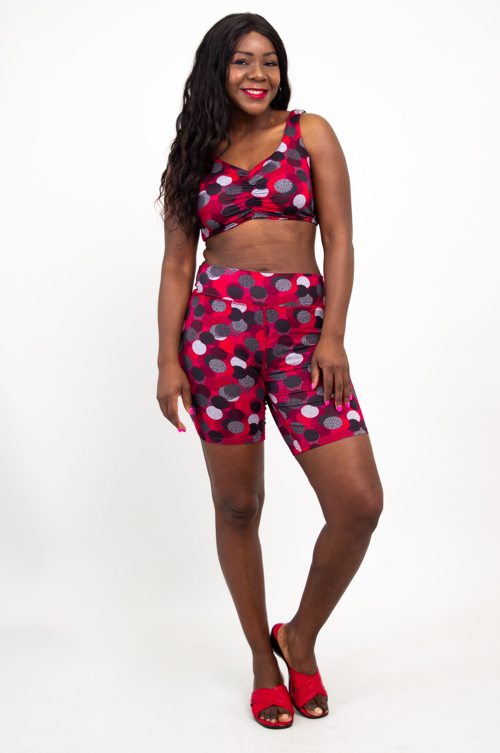 Stylish Clipper Top for Women | Polka Dance Print | Soft Bamboo Fabric | Perfect for Casual Wear & Summer Outfits