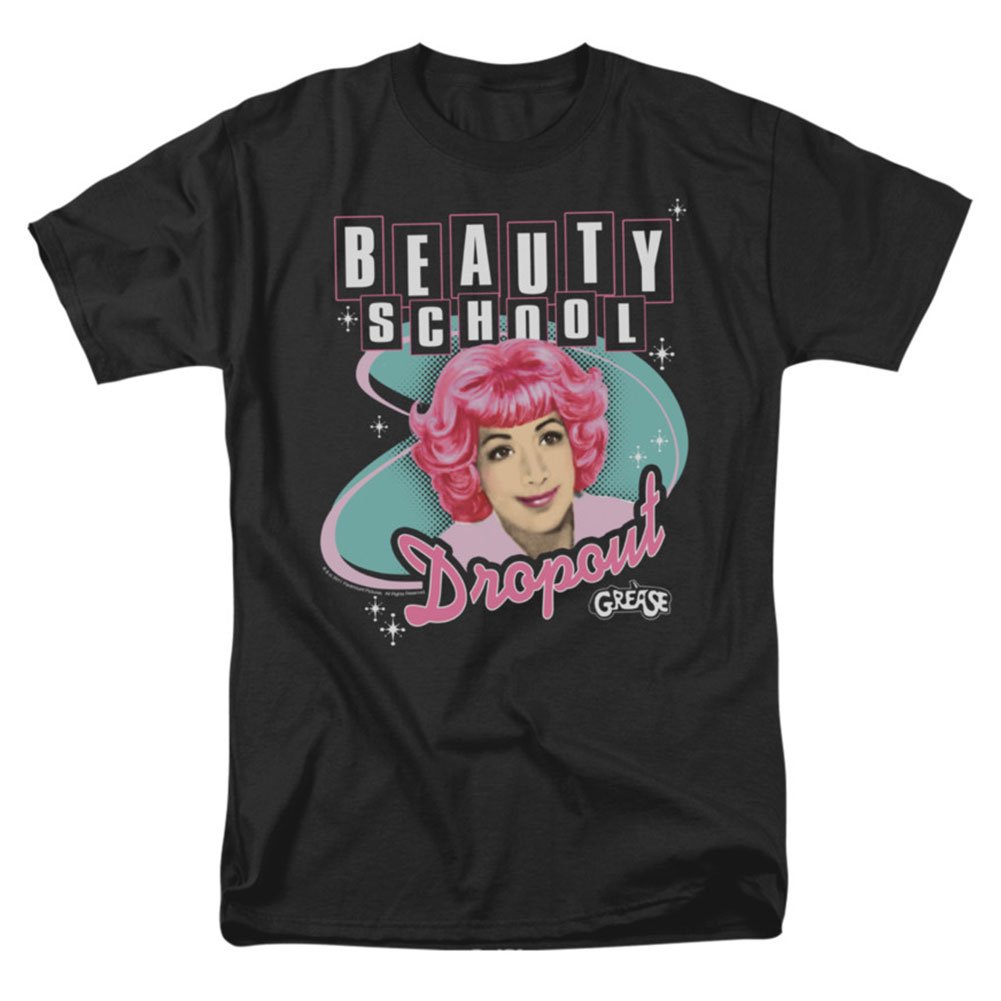 Grease Beauty School Dropout T-Shirt - Vintage Movie Inspired Tee for Fans - Perfect for Cosplay, Halloween & 80s Theme Parties