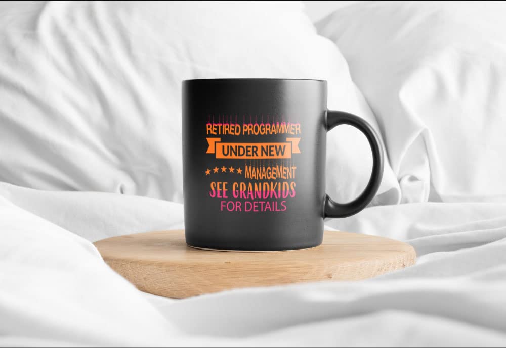 Funny Retirement Coffee Mug - 'See Grandkids For Details' Cute Joke Gift for Retirees, Perfect for Family, Coworkers, Father, Mother - Great for Holidays, New Year, Birthday Gifts (Style 551138) - Ideal for Office Humor, Retirement Parties & Daily Coffee Breaks