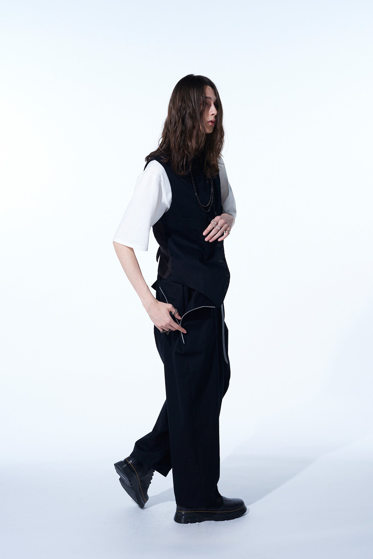 **Cotton Twill Drawstring Wide Leg Pants with Side Zip Pockets - Comfortable Casual Pants for Women, Lounge Wear, Travel & Everyday Outfits**