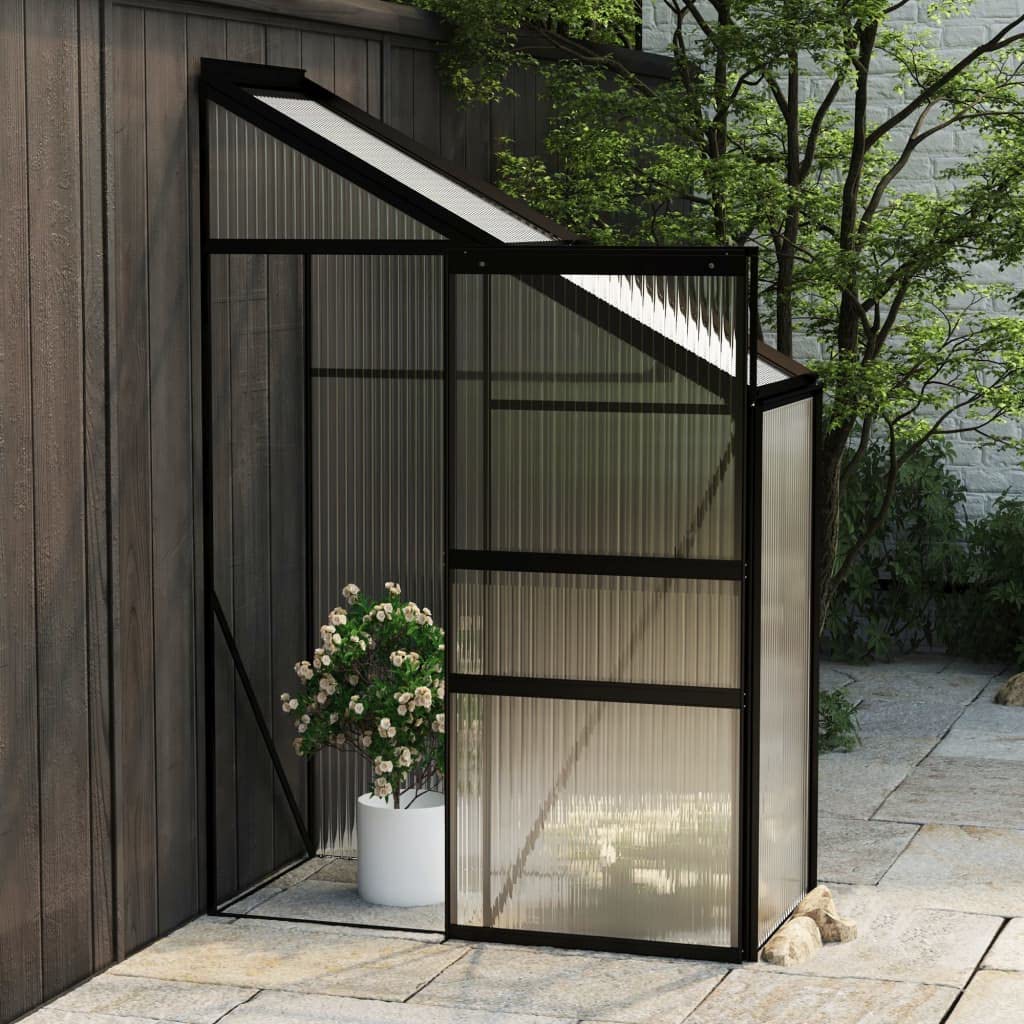 FAMIROSA 48.7 ft³ Walk-in Portable Greenhouse for Outdoor Gardening - Polycarbonate Panels, Aluminum Frame with Gutter System & Roof Vent - Perfect for Plant Growing, Seed Starting & Backyard Sunroom