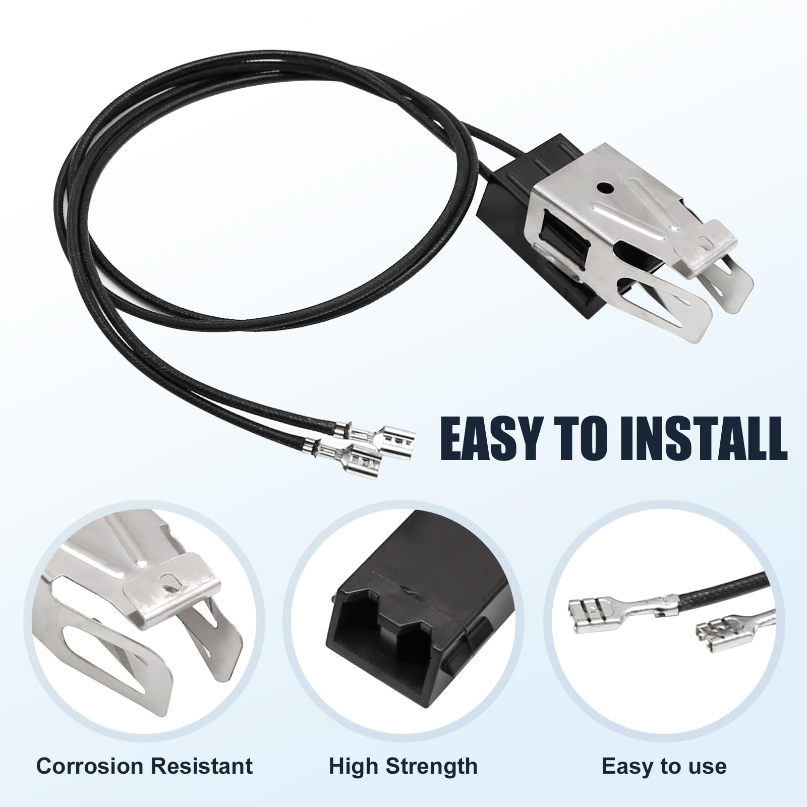 GE Electric Range Burner Receptacle and Wire Kit Replacement - Compatible with WB2X8228, AP2013499, PS242972 - Perfect for GE Stove Repair & Maintenance
