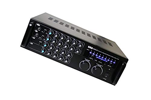 EMB Pro 700W Digital Rack Mount Karaoke Mixer Amplifier with Bluetooth, USB, Echo - Professional Audio System for Home Theater, DJ Parties & Live Performances