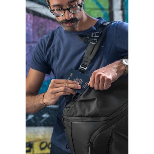 Peak Design 45L Travel Backpack - Waterproof Hiking Backpack for Men & Women - Durable Carry-On Backpack for Air Travel, Camping & Outdoor Adventures (Black)