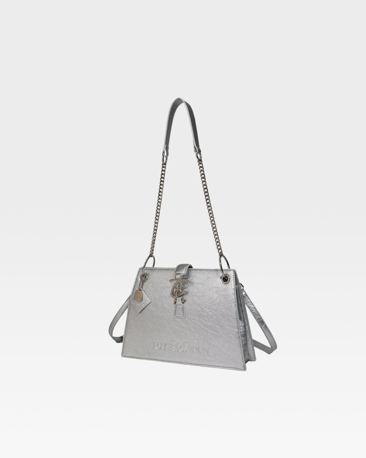 Elise Silver Shoulder Bag - Stylish & Durable Crossbody Purse for Women | Perfect for Work, Travel & Everyday Use
