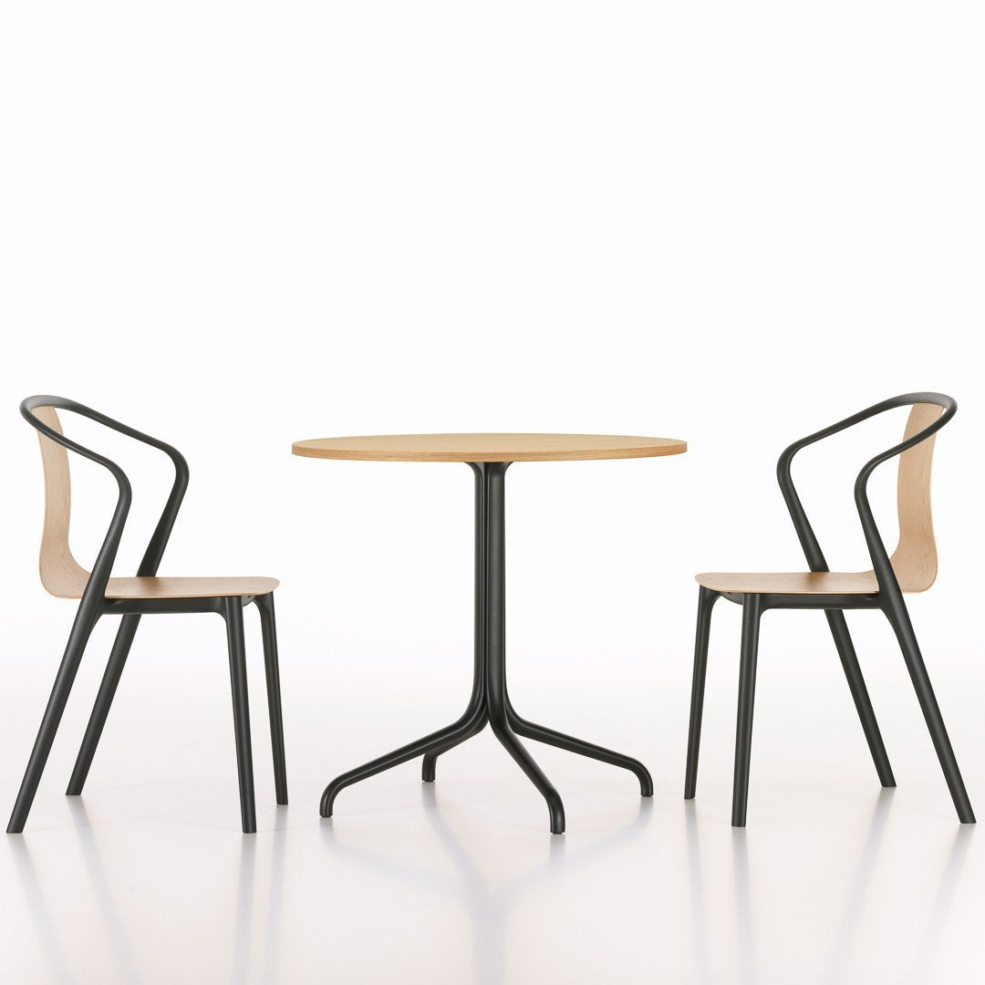 Belleville Round Bistro Table for Indoor Dining - Perfect for Small Spaces, Kitchens, and Breakfast Nooks