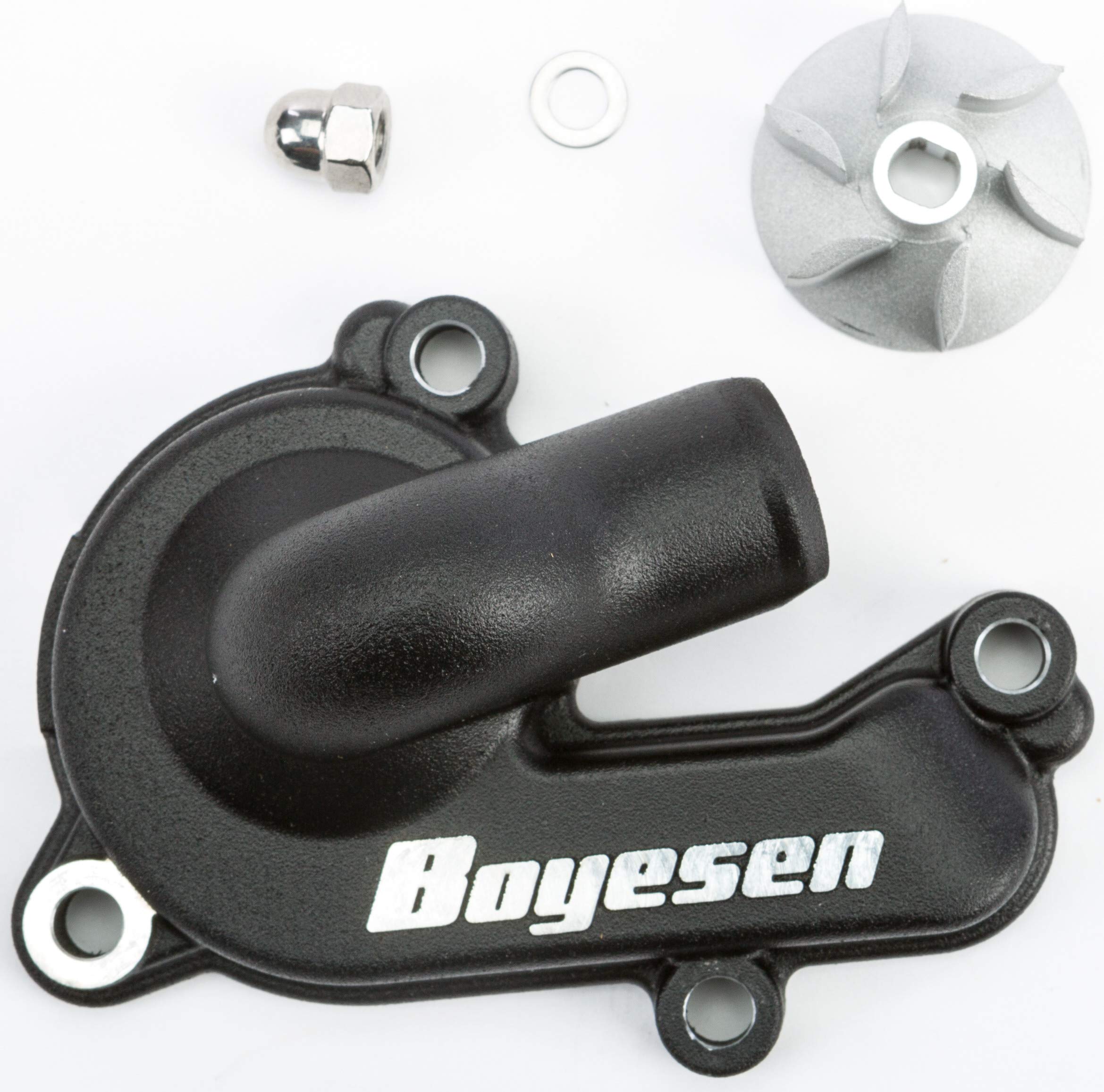 Boyesen WPK-44AB Supercooler Water Pump Cover & Impeller Kit - High Performance Cooling Upgrade for Dirt Bikes & ATVs - Perfect for Motocross, Trail Riding & Off-Road Racing