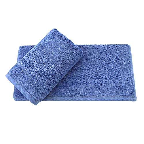 Premium 6-Piece 100% Cotton Bath Towel Set - Soft, Absorbent & Quick-Drying - Perfect for Spa, Bathroom & Beach Use