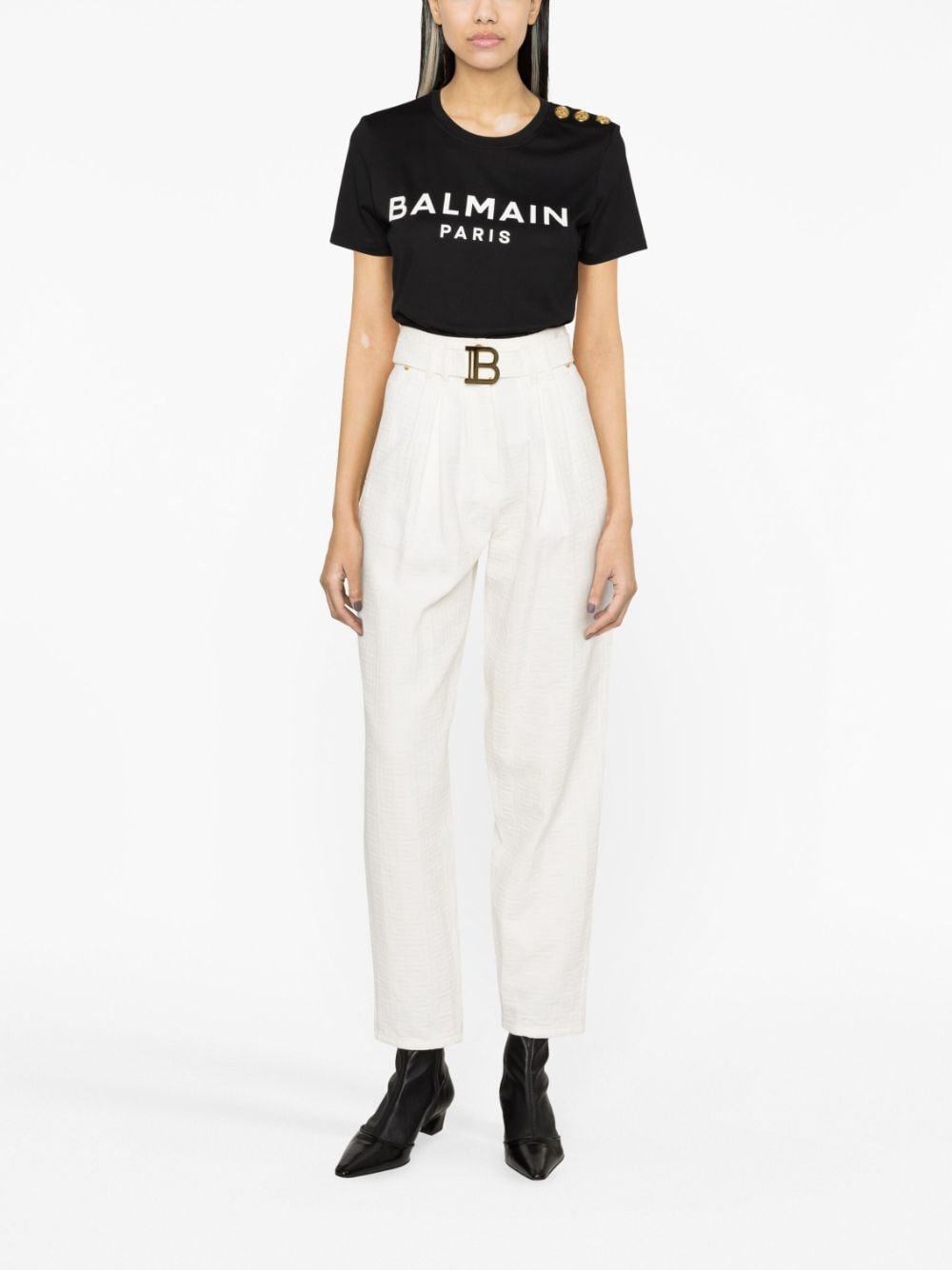 Balmain Black T-Shirts & Polo Shirts for Men - Luxury Casual & Streetwear Style - Perfect for Parties, Dates & Everyday Wear