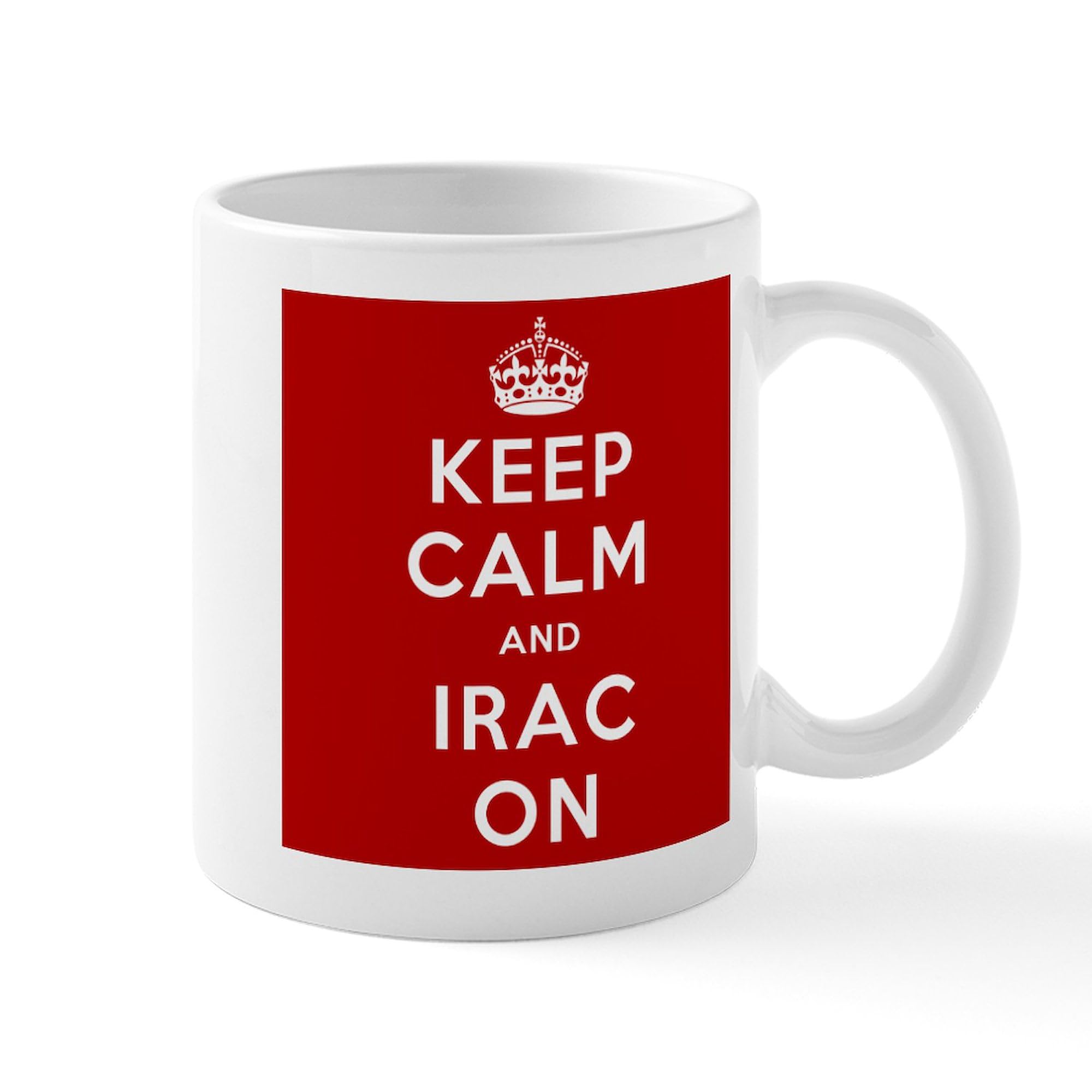 Keep Calm And IRAC On 11 oz (325 ml) Ceramic Coffee Mug - Perfect for Law Students, Lawyers & Office Use