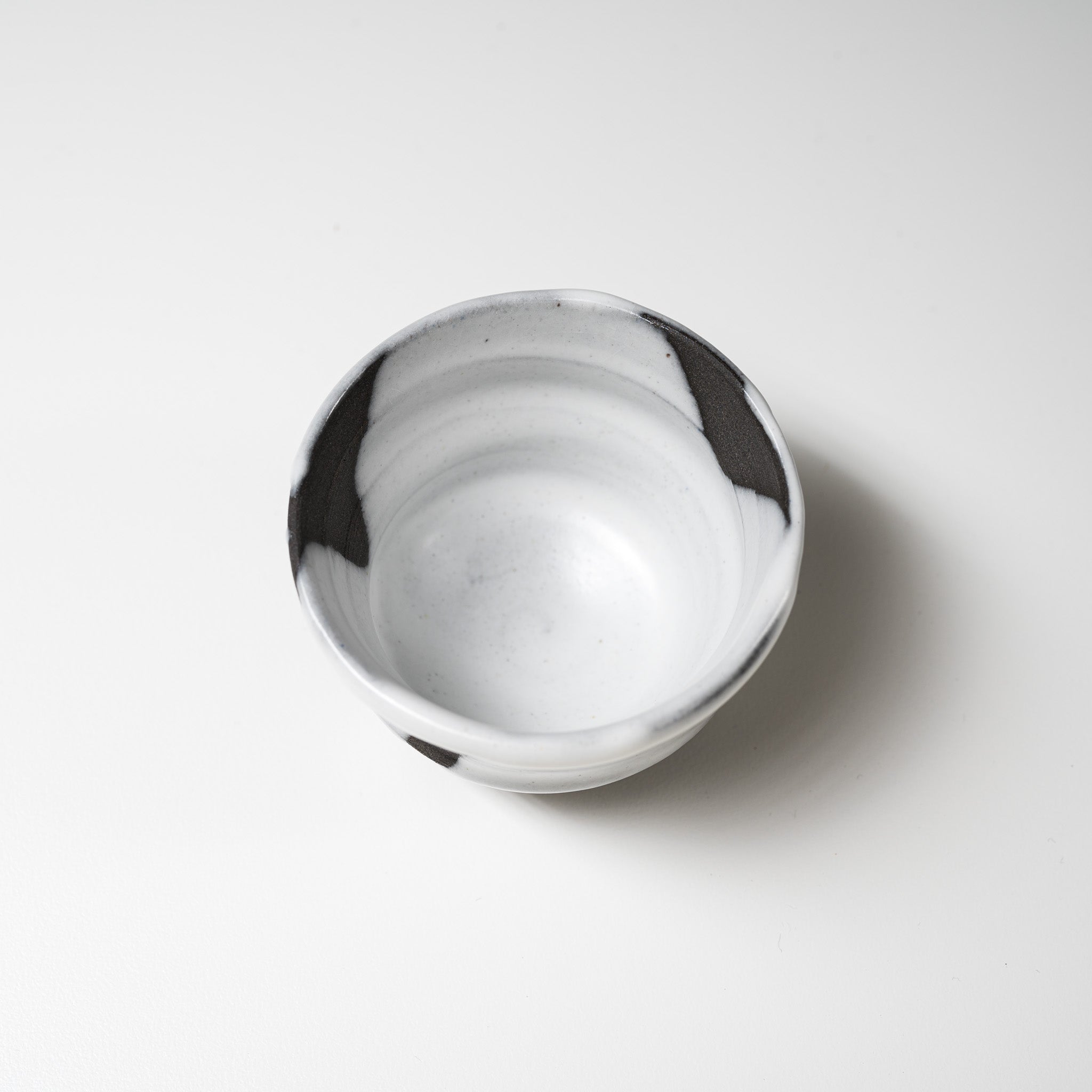 Premium NINSHU Sake Cup Set - Handcrafted Japanese Ceramic Teacups with Snow Field White Glaze - Perfect for Sake, Tea, and Dessert Serving - Elegant Gift for Home Bar, Tea Ceremony, or Japanese Dining Experience