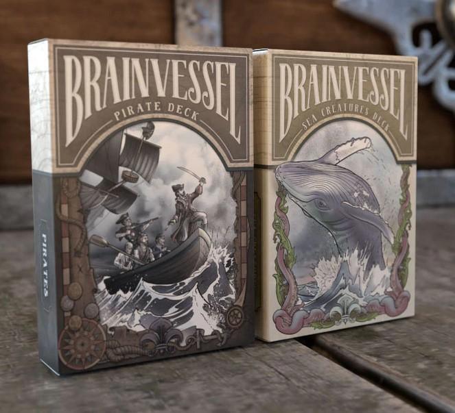 The Pirate Deck by BrainVessel - Premium Pirate-Themed Playing Cards for Collectors & Game Nights | Perfect for Poker, Magic Tricks & Themed Parties