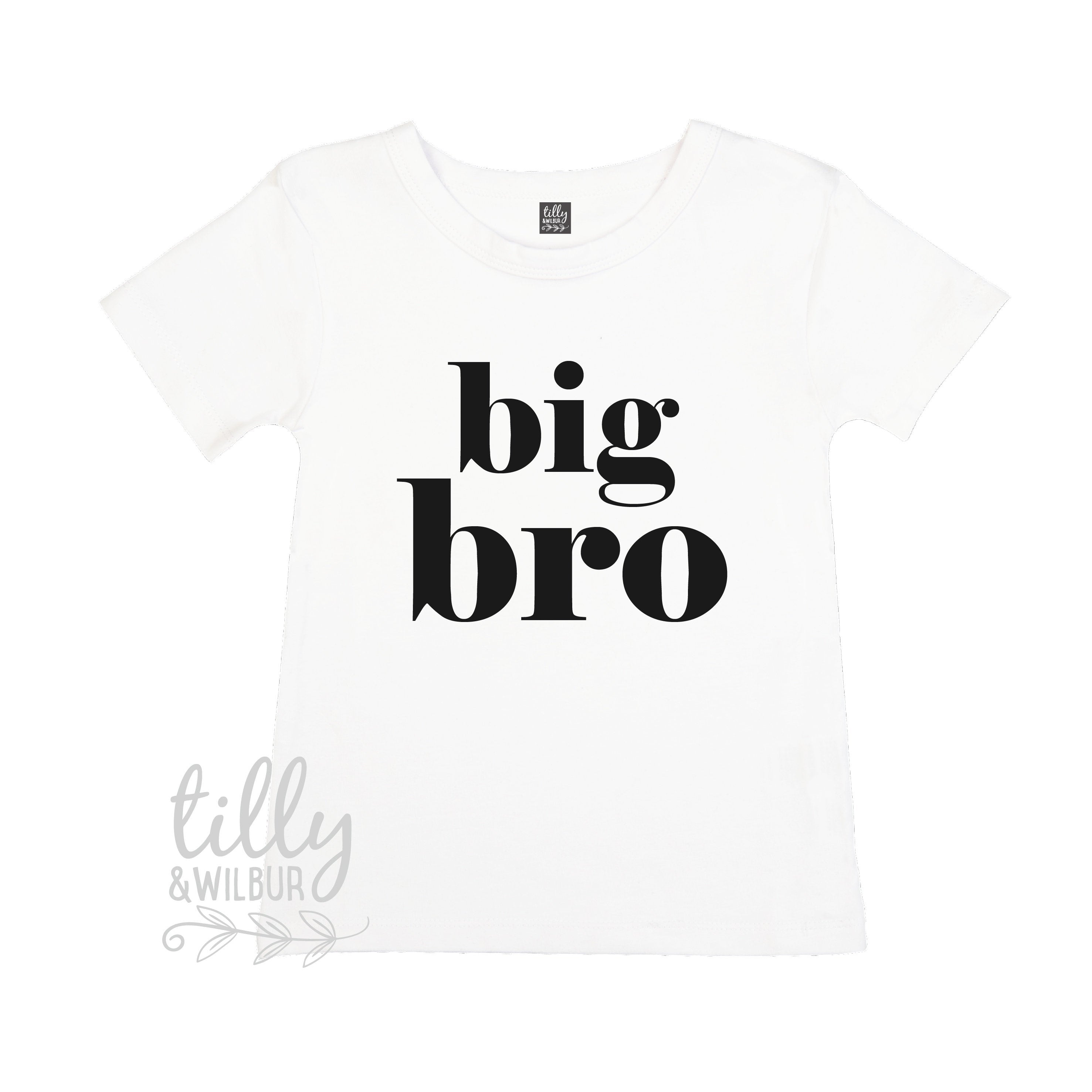 Big Bro T-Shirt - Funny Big Brother Gift for Men - Perfect for Siblings, Family Events & Birthday Presents