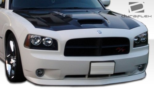 Duraflex Daytona Style Front Lip Spoiler for 2006-2010 Dodge Charger - 1PC ABS Plastic Body Kit - Enhance Aerodynamics & Sporty Look for Street Racing & Car Shows
