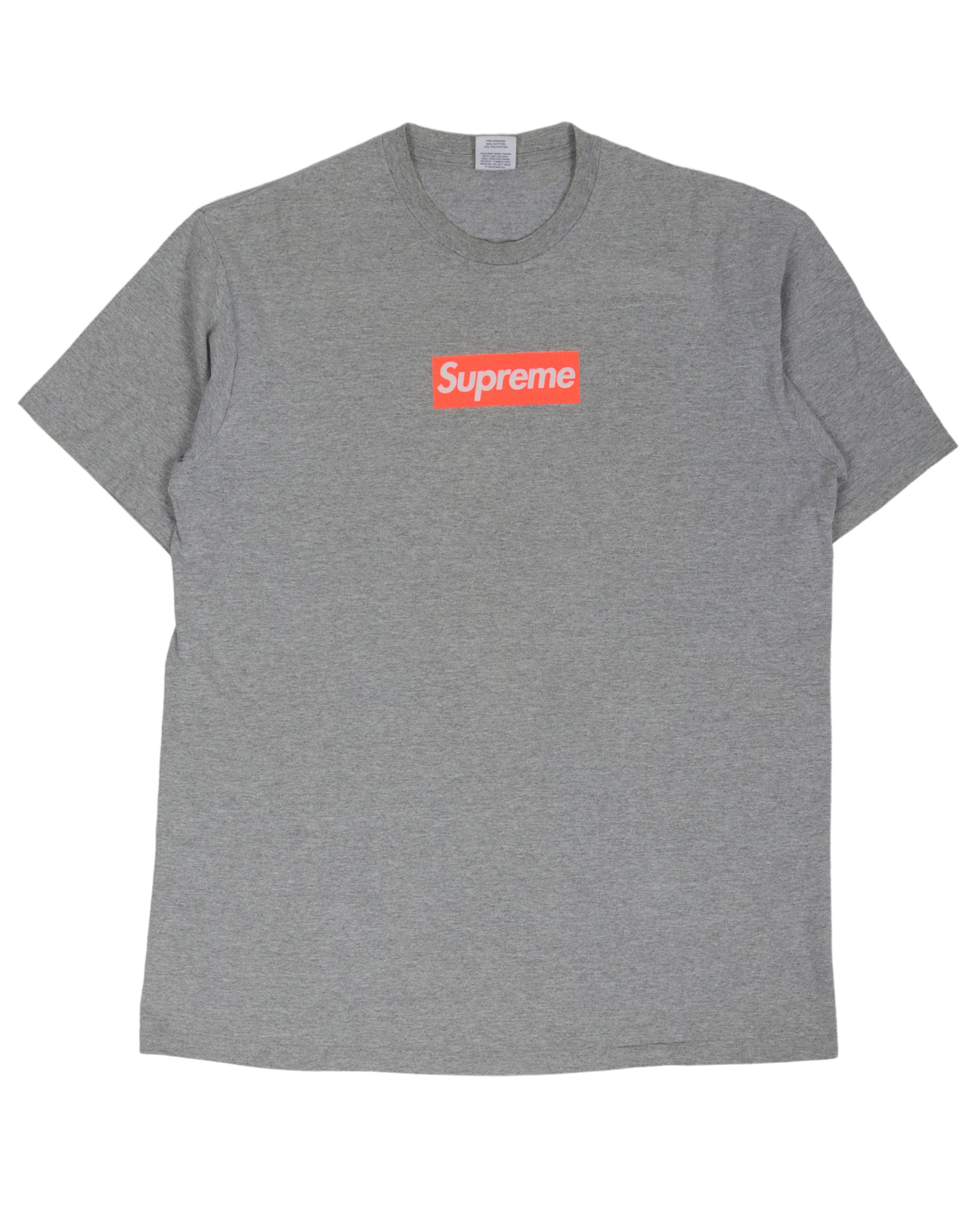 2003 Safety Orange Box Logo T-Shirt - Vintage Streetwear for Men & Women - Perfect for Casual Wear, Street Style, and Urban Fashion