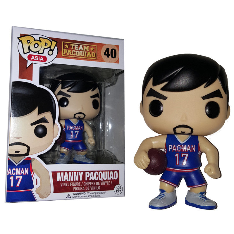 Asia Pop! Vinyl Figure - Manny Pacquiao Basketball Player Collectible (40) - Perfect for Anime Fans, Sports Memorabilia Collectors and Home Office Decor