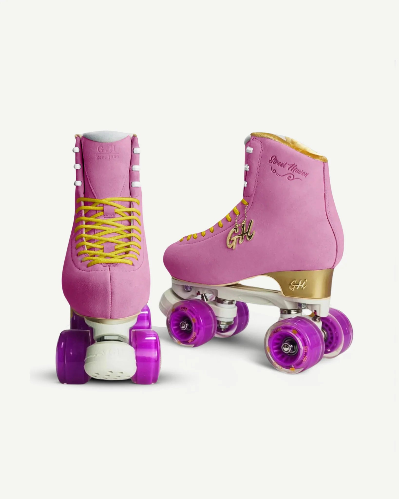 GH Street Maven Quad Roller Skates with/without Air Vents - Premium Outdoor & Indoor Skates for Adults, Street Skating, Fitness & Rink Fun