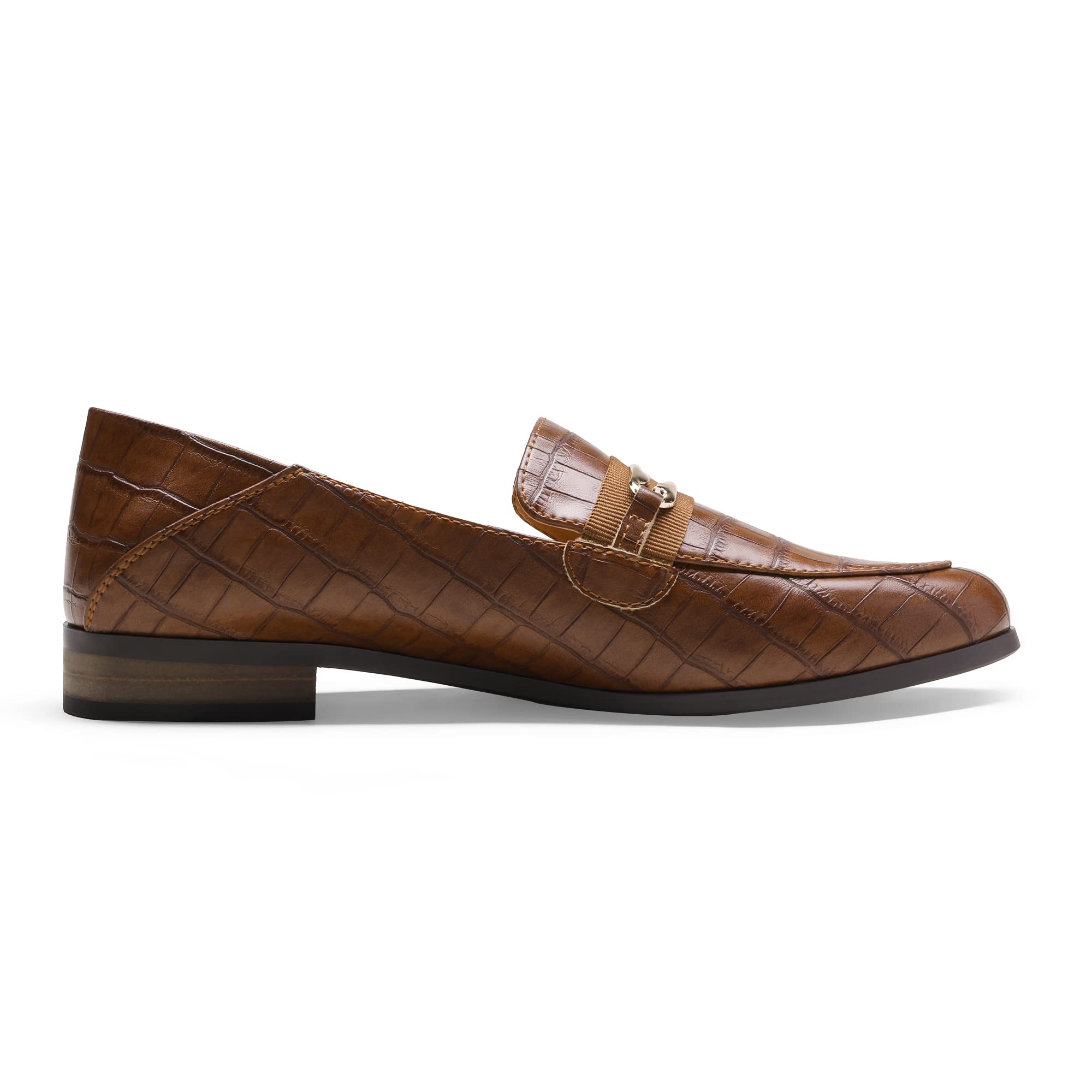 DREAM PAIRS Women's Slip-On Loafers - Comfortable Round Toe Casual & Dressy Flats for Work, Office & Everyday Wear
