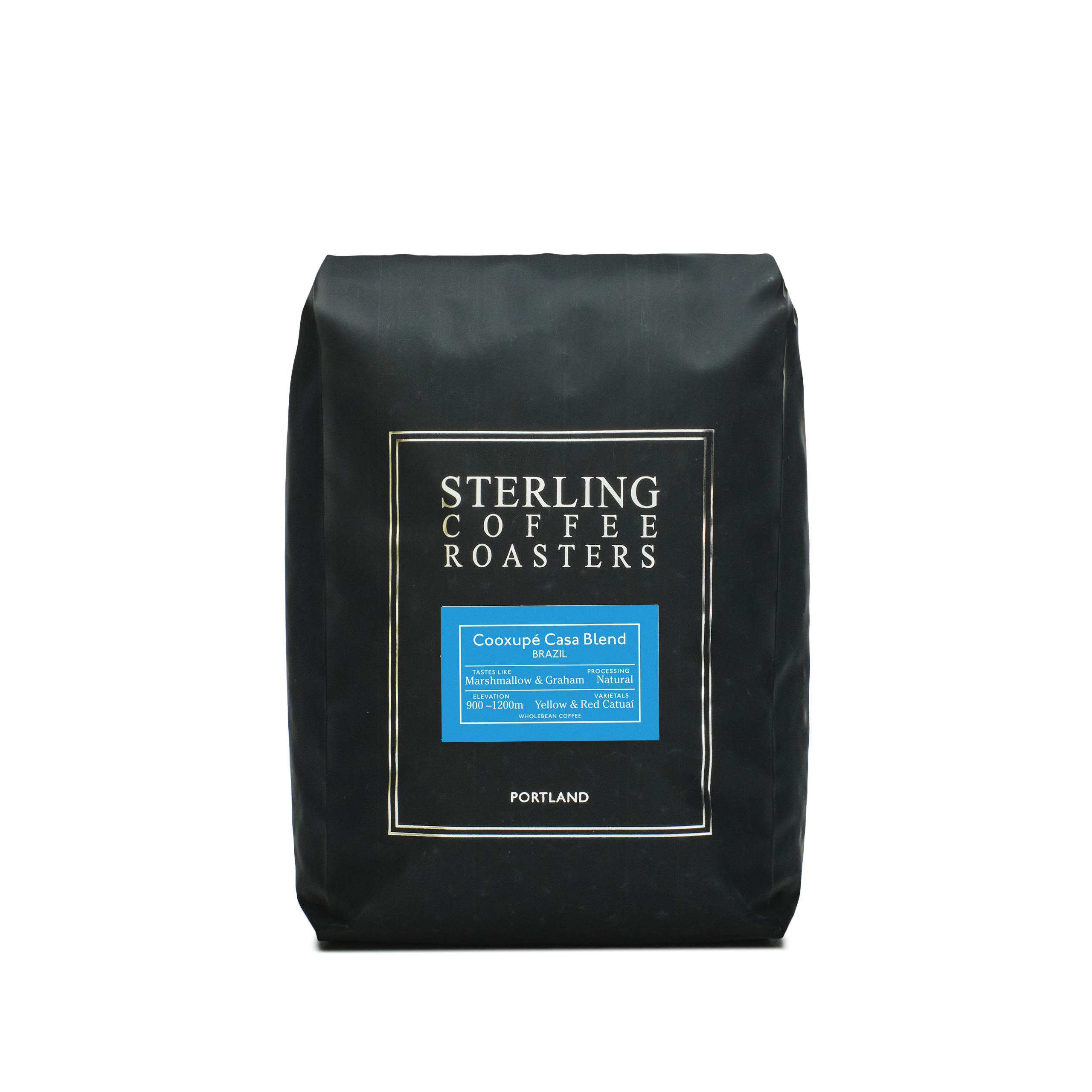 Premium Brazil Cooxupé Casa Blend Coffee Beans - Rich & Smooth Medium Roast for Home Brewing, Office & Gifting