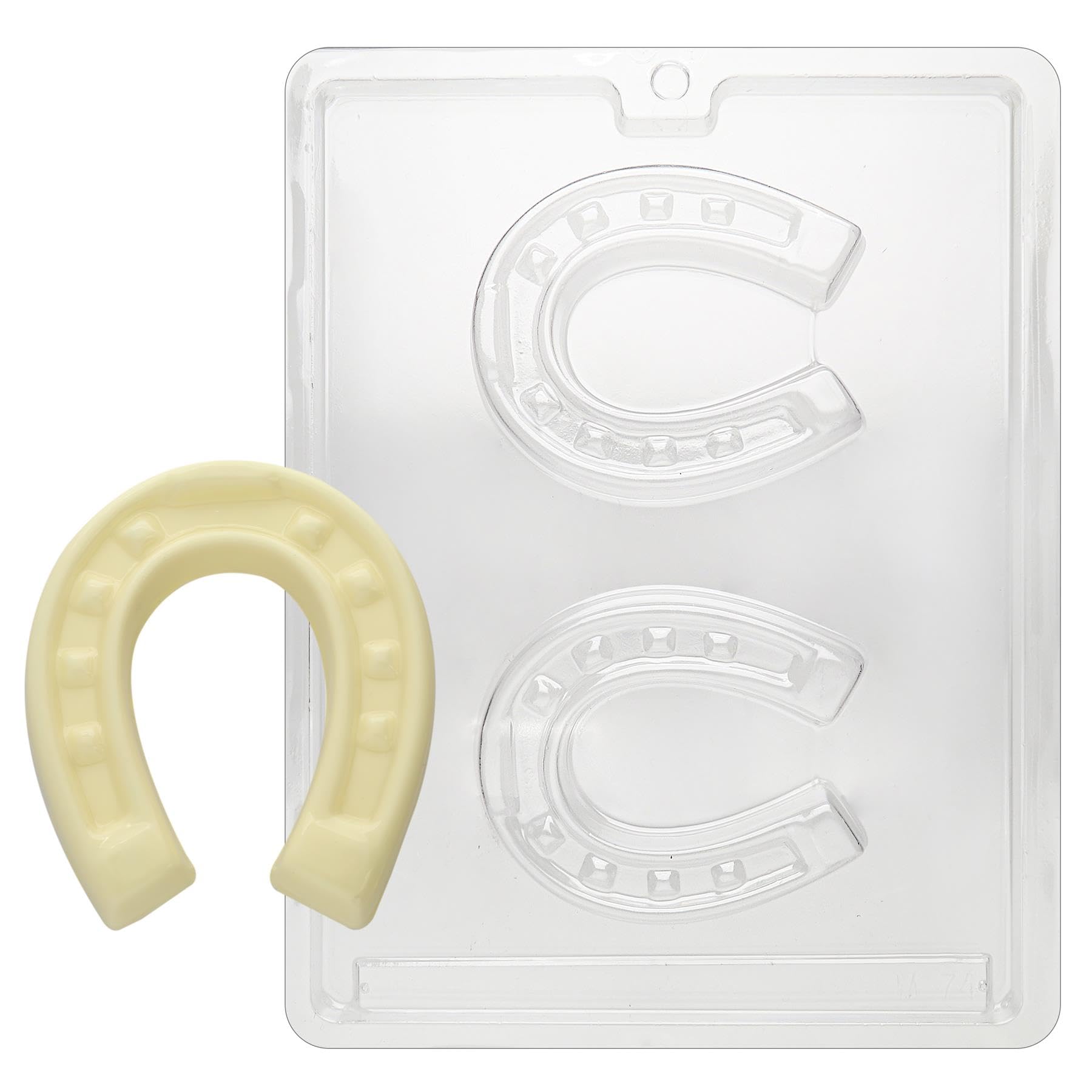 Premium Horseshoe Chocolate Candy Mold Kit - Includes Exclusive Cybrtrayd Copyrighted Molding Guide for DIY Chocolate Making | Perfect for Valentine's Day, Birthday Gifts & Holiday Treats