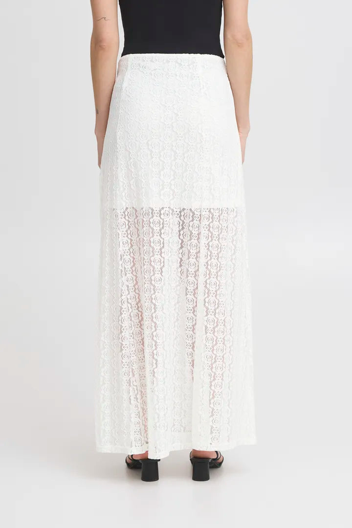 Merma Ankle-Length Skirt in Birch - Flowy Boho Maxi Skirt for Women - Perfect for Beach Vacations, Summer Outfits, and Casual Wear