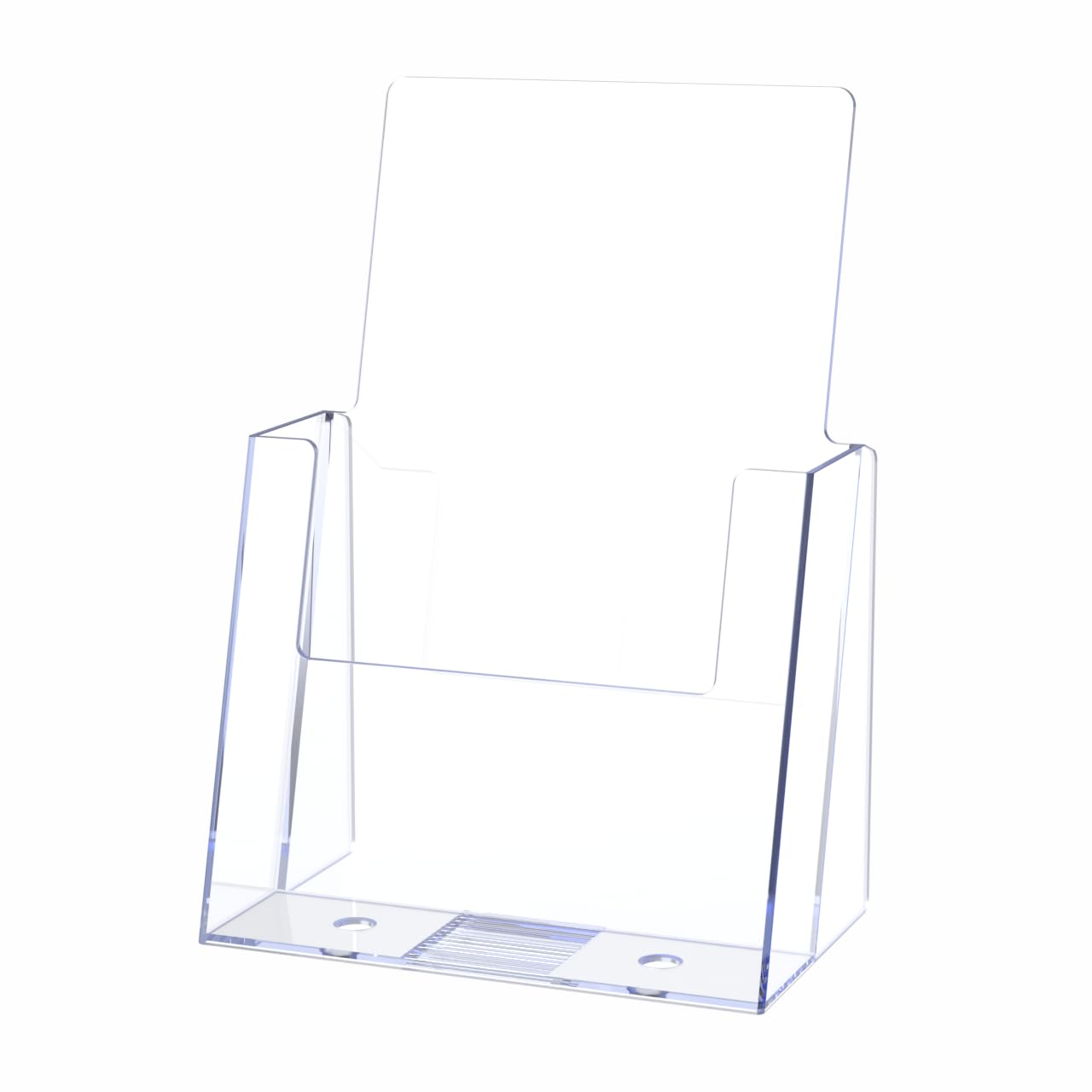 2 Pack Clear Acrylic Brochure Holders for 5.5