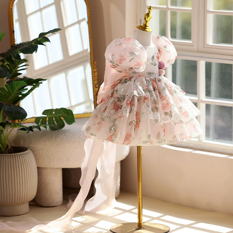 Girls Birthday Princess Dress - Elegant Pageant Gown for Special Occasions | Perfect for Birthday Parties, Pageants & Formal Events