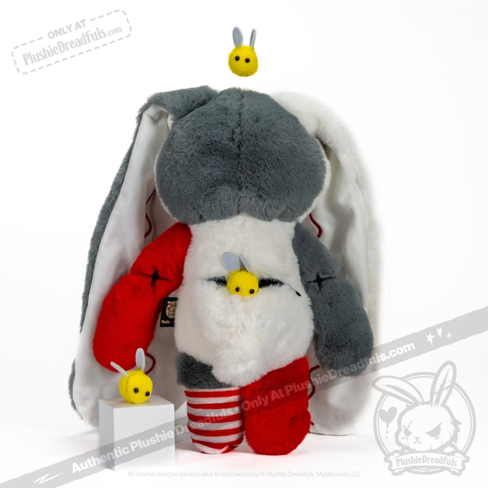 Plushie Dreadfuls ADHD Rabbit Stuffed Animal - Soft Plush Toy for Kids with ADHD, Anxiety Relief & Sensory Comfort | Perfect for Therapy, Bedtime & Emotional Support